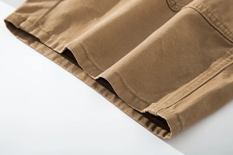 Retro Cotton Woven Hiking & Camping Shorts