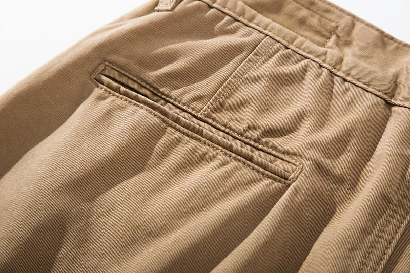 Retro Cotton Woven Hiking & Camping Shorts