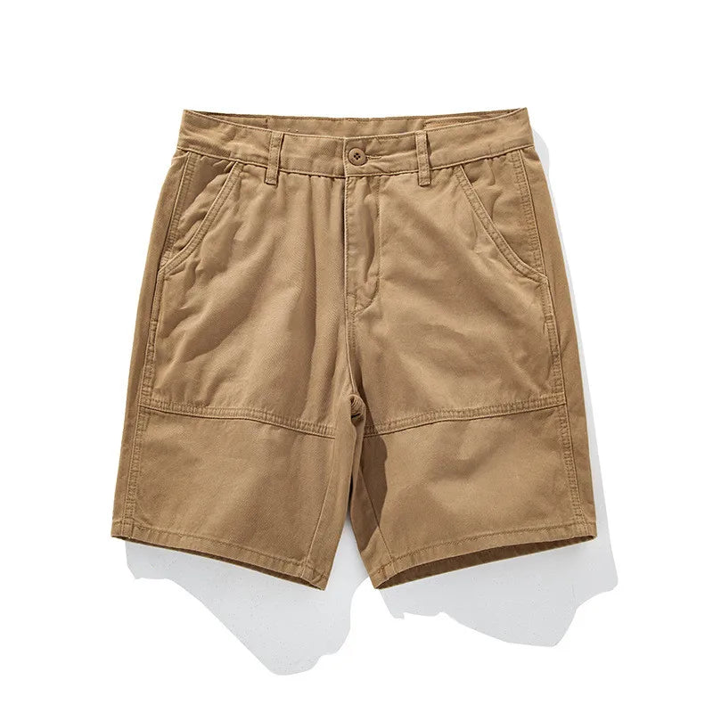 Retro Cotton Woven Hiking & Camping Shorts