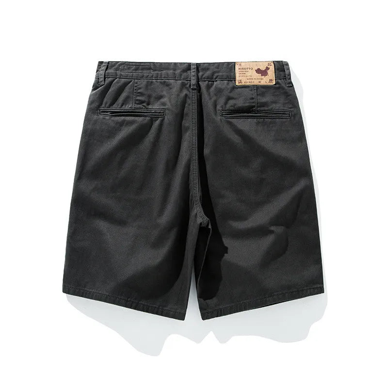 Retro Cotton Woven Hiking & Camping Shorts