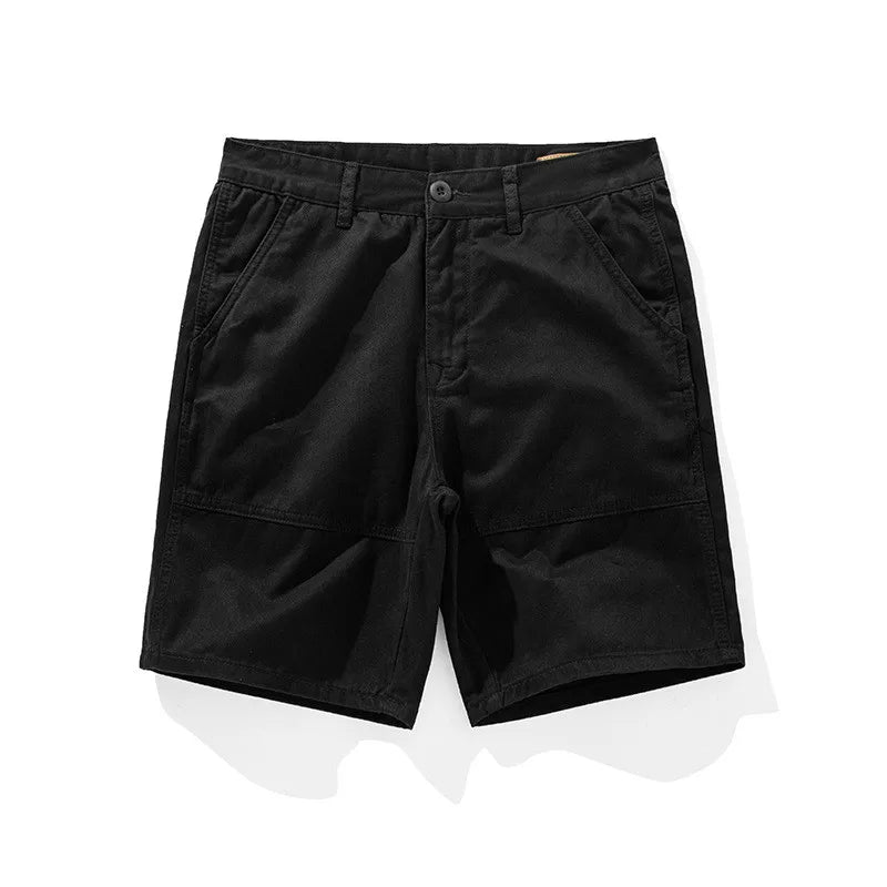 Retro Cotton Woven Hiking & Camping Shorts