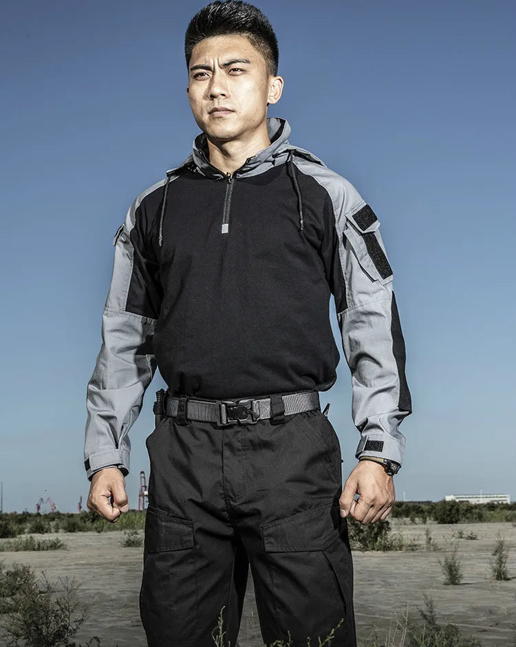 Stealth Elite Tactical Hooded Uniform LS