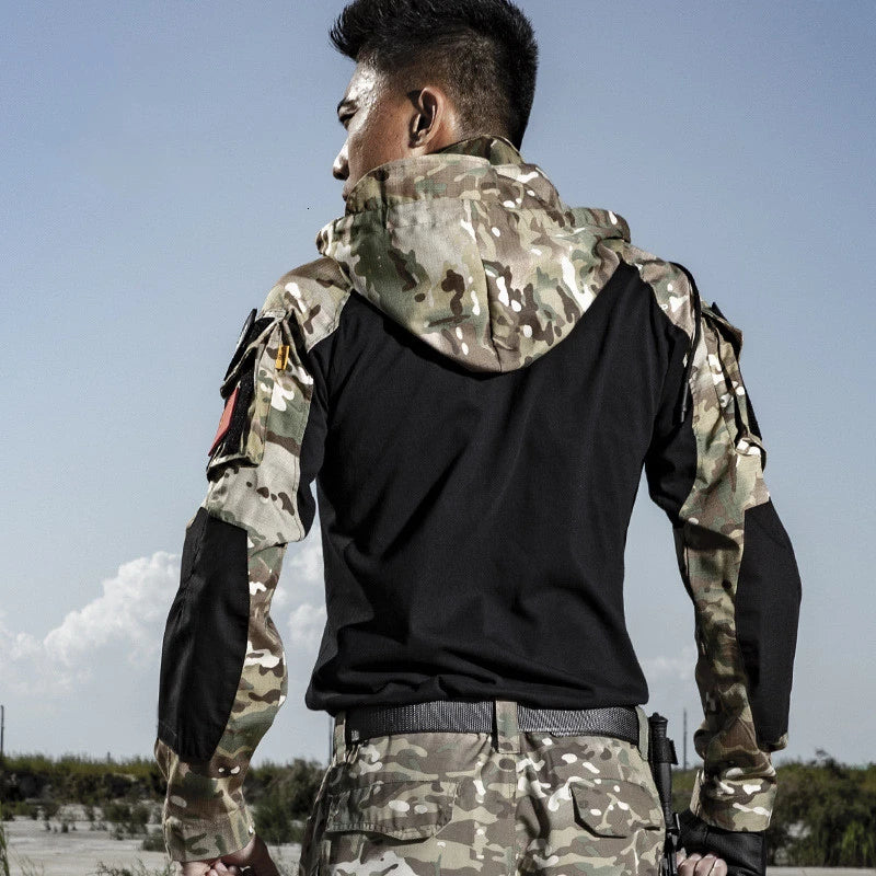 Stealth Elite Tactical Hooded Uniform LS