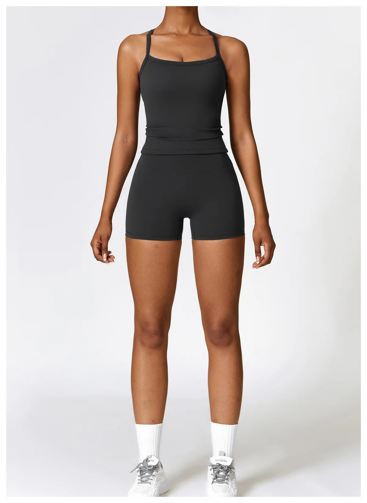 Seamless Harmony Yoga Set - Bra & Shorts