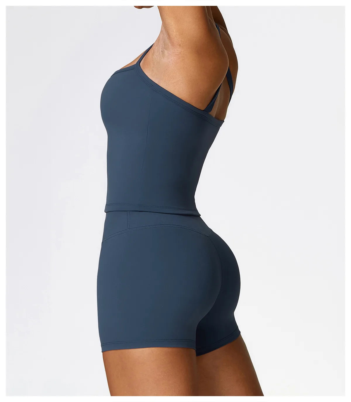 Seamless Harmony Yoga Set - Bra & Shorts