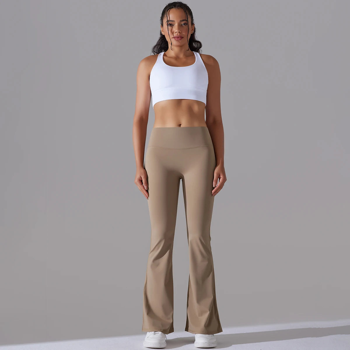 FlareFlow High-Waist Bell Bottom Yoga Pants