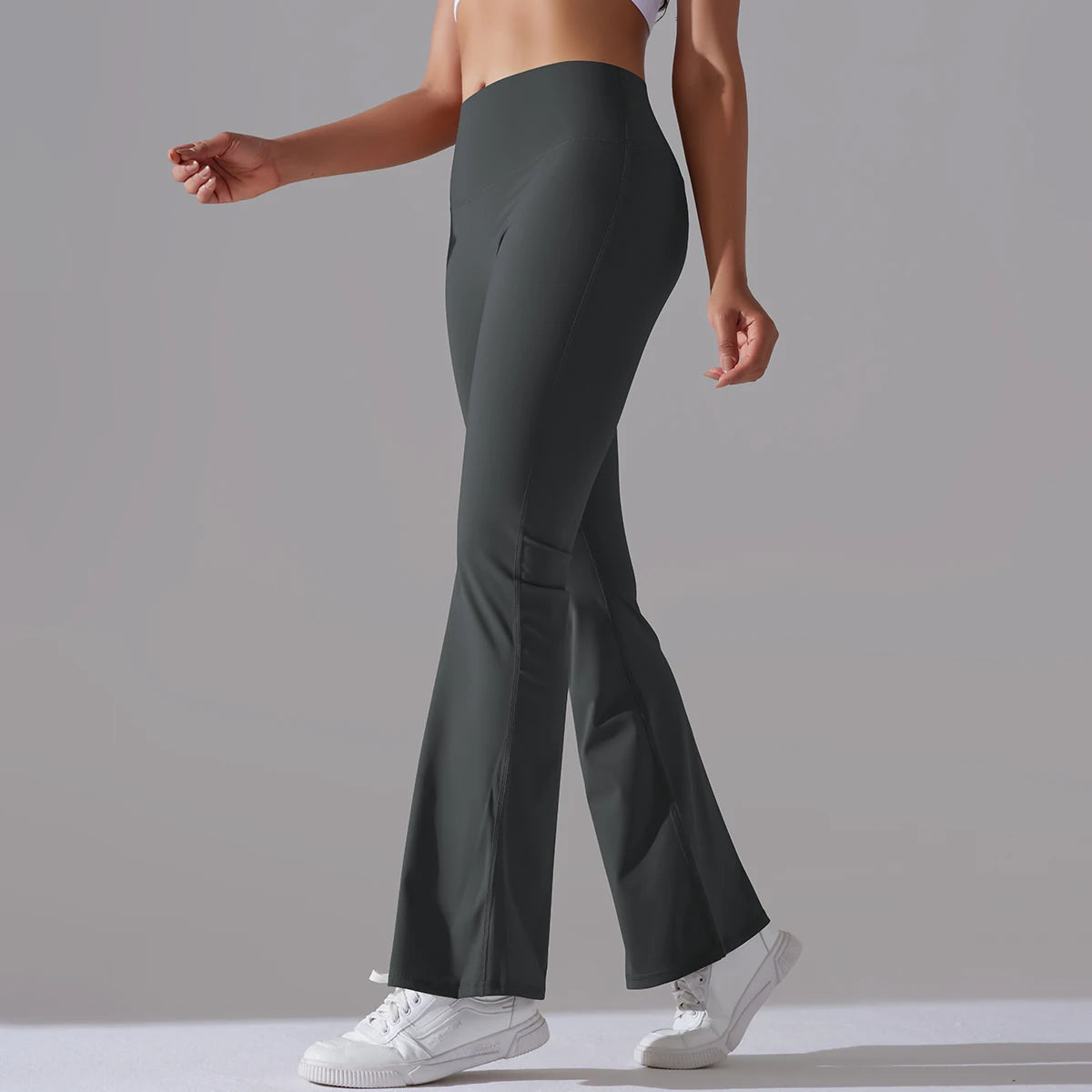 FlareFlow High-Waist Bell Bottom Yoga Pants