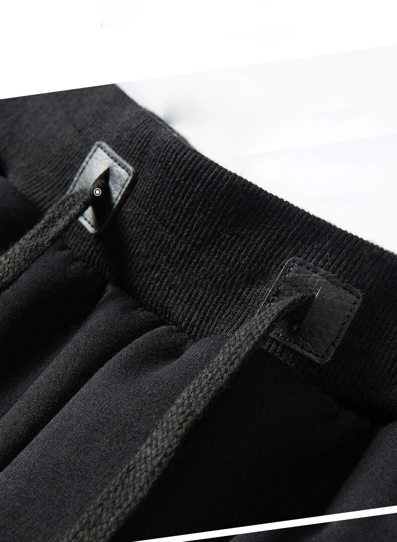 Winter Fleece-Lined Cargo Joggers