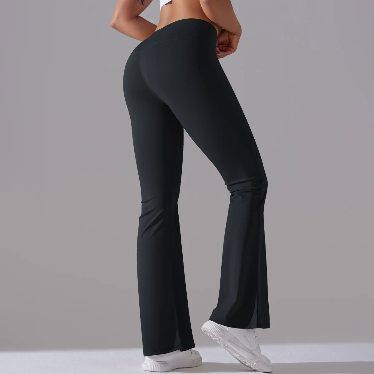 FlareFlow High-Waist Bell Bottom Yoga Pants