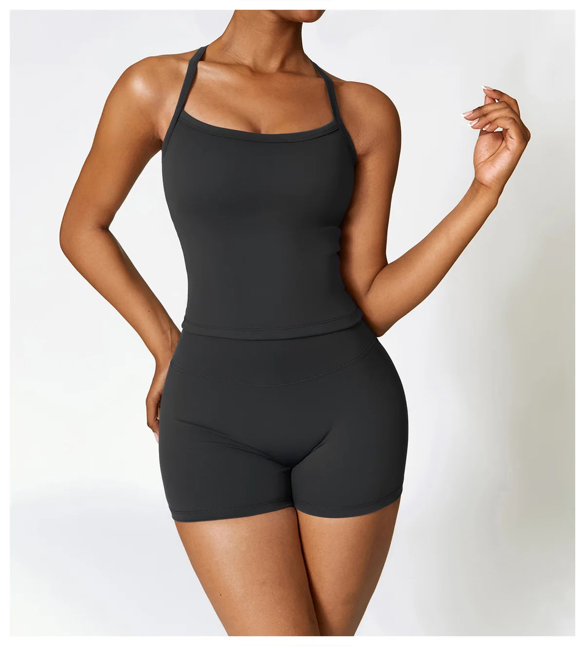 Seamless Harmony Yoga Set - Bra & Shorts