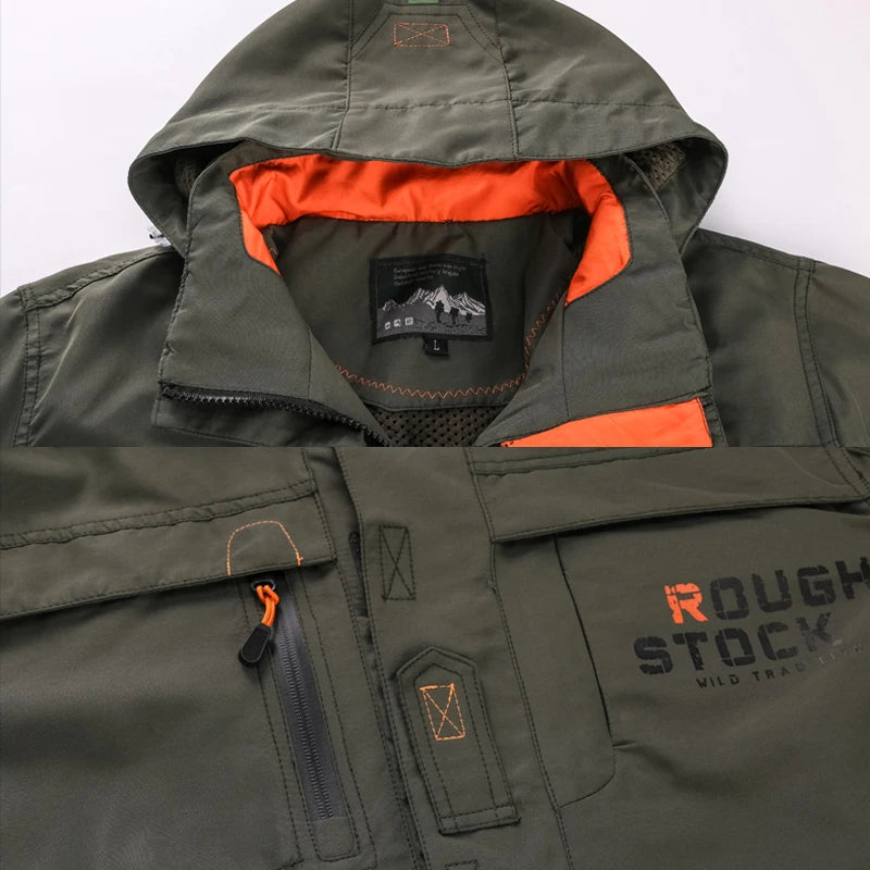 UrbanTrek Tactical Hooded Windbreaker