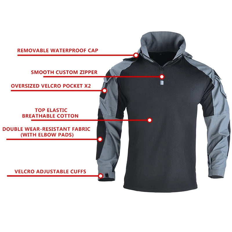 StealthGuard Camouflage Combat Hoodie