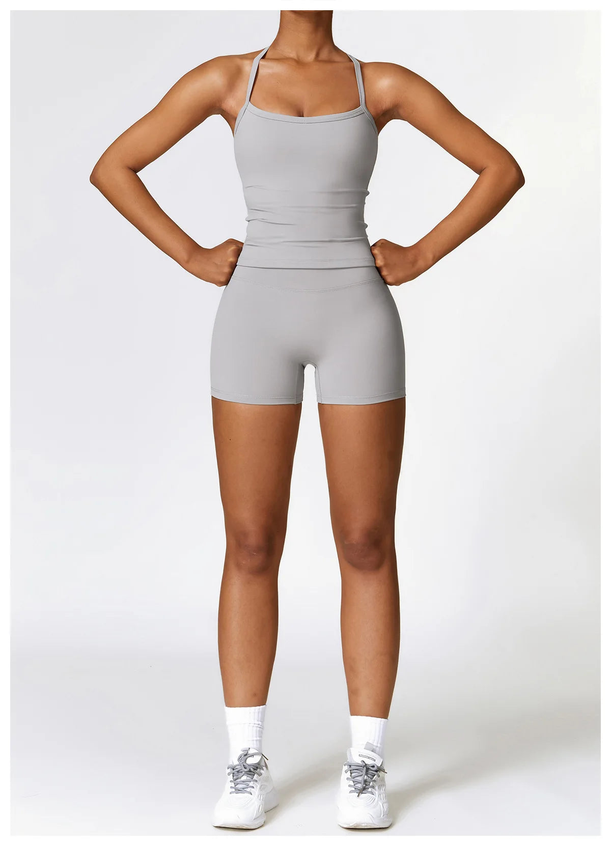 Seamless Harmony Yoga Set - Bra & Shorts