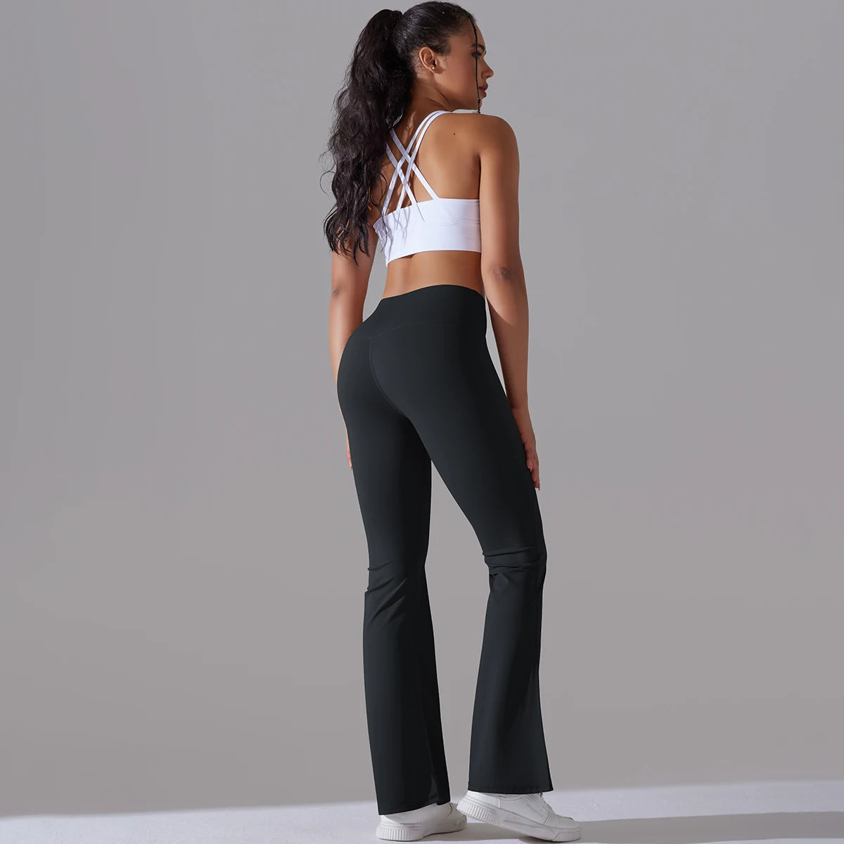 FlareFlow High-Waist Bell Bottom Yoga Pants