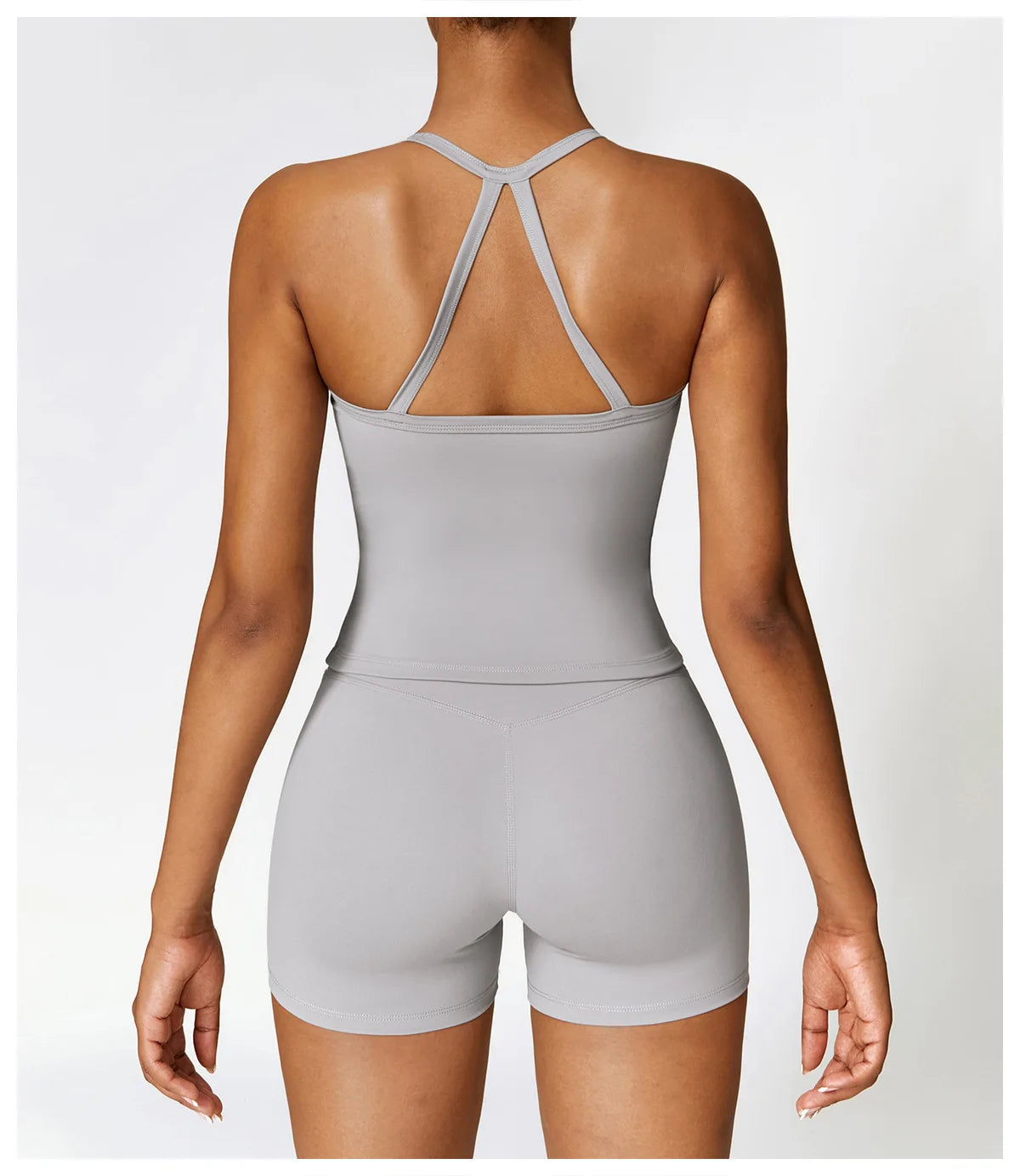 Seamless Harmony Yoga Set - Bra & Shorts