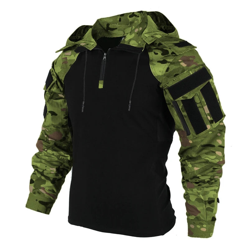 StealthGuard Camouflage Combat Hoodie